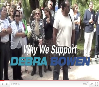 Why do you support Debra?